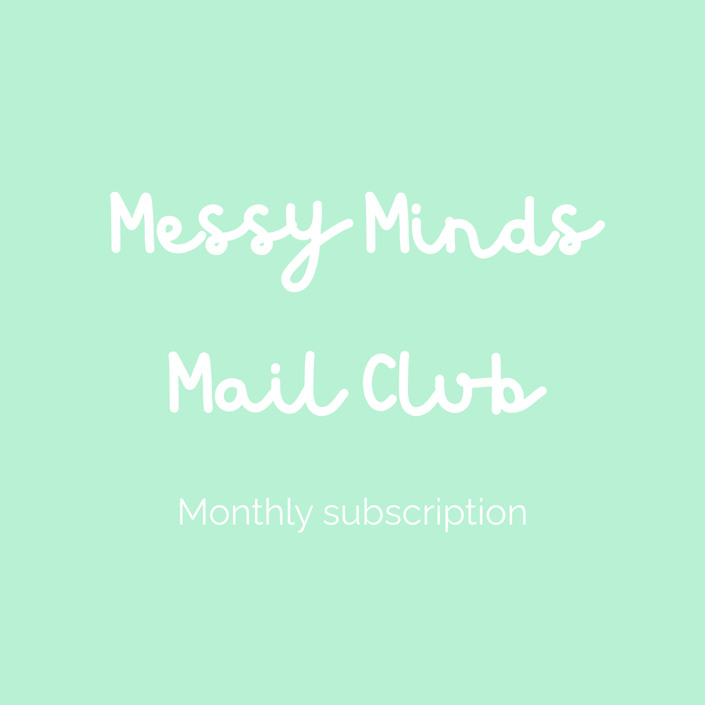 Monthly Letters